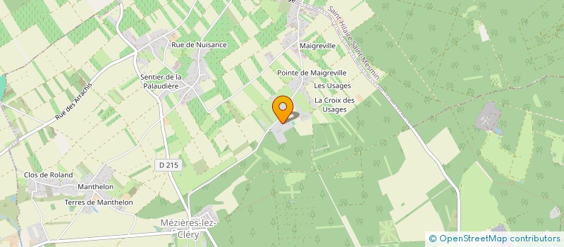 localisation de l'entreprise MADAME CLAUDE DU BUISSON DE COURSON  MEZIERES-LEZ-CLERY
