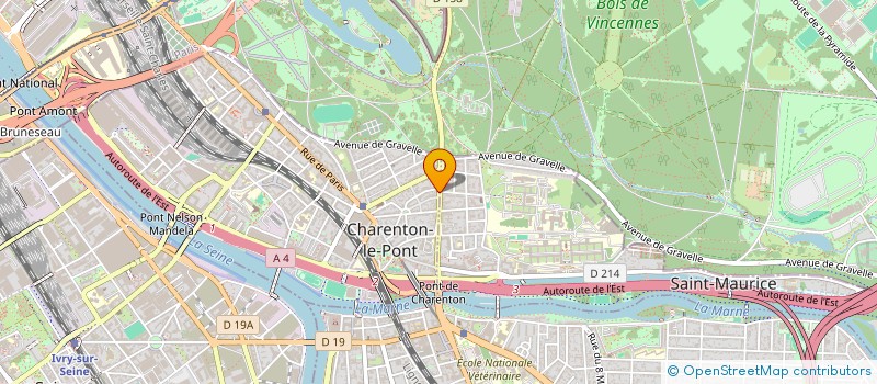 localisation de l'entreprise MADAME CLAUDE DUCOULOUX  CHARENTON-LE-PONT