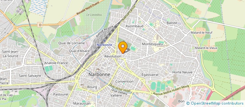 localisation de l'entreprise MADAME CLAUDE EMMANUELLE GEYNES  NARBONNE