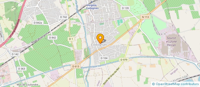localisation de l'entreprise MADAME CLAUDE FABRIGOULE  CODOGNAN