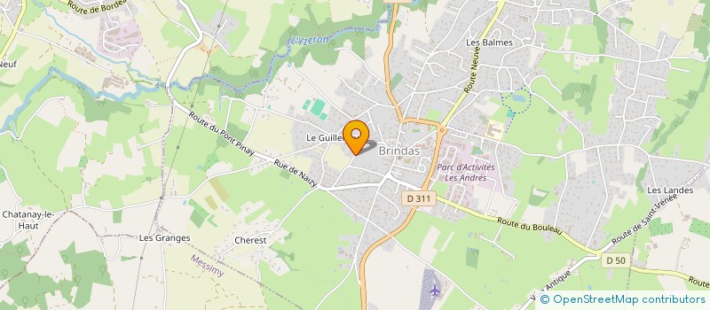 localisation de l'entreprise MADAME CLAUDE FAURE EXBRAYAT à BRINDAS