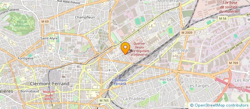localisation de l'entreprise MADAME CLAUDE FERNANDEZ à CLERMONT-FERRAND