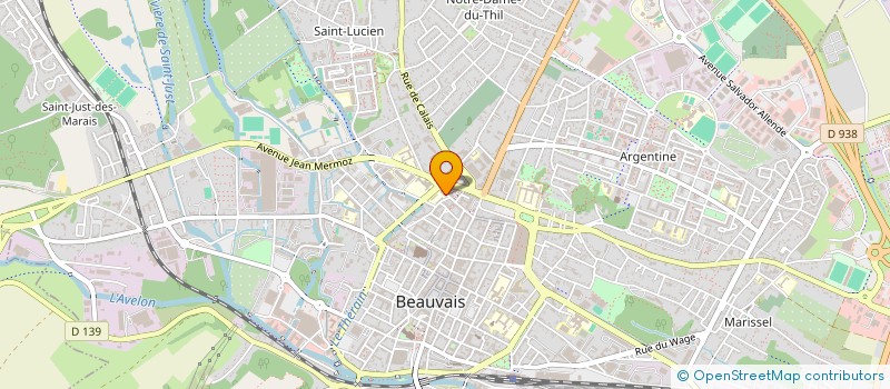 localisation de l'entreprise MADAME CLAUDE FROISSART  BEAUVAIS