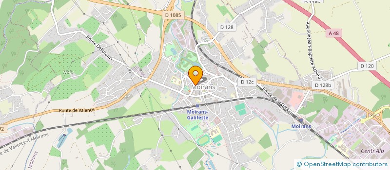 localisation de l'entreprise MADAME CLAUDE FUGIER à MOIRANS