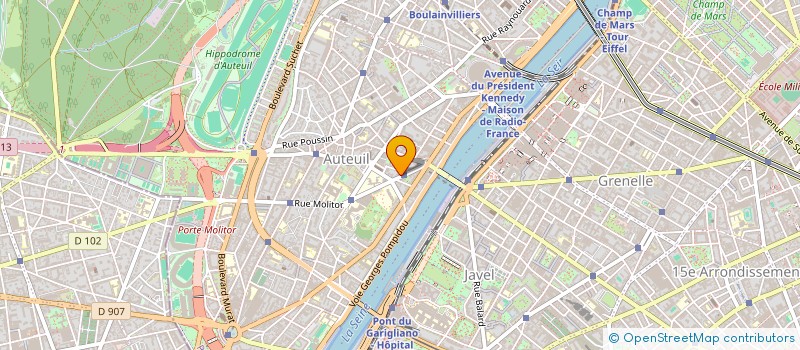 localisation de l'entreprise MADAME CLAUDE GABORY  PARIS