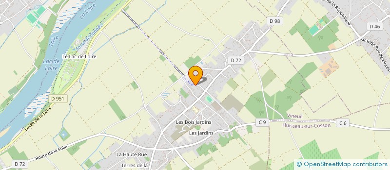 localisation de l'entreprise MADAME CLAUDE GAILLARD à VINEUIL