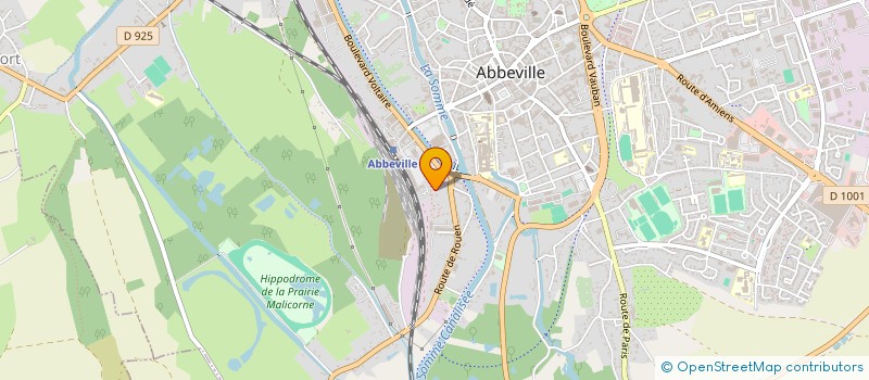 localisation de l'entreprise MADAME CLAUDE GAITE  ABBEVILLE