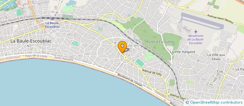 localisation de l'entreprise MADAME CLAUDE GAONAC H  LA BAULE-ESCOUBLAC