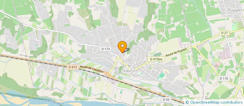 localisation de l'entreprise MADAME CLAUDE GARDIOL  MERINDOL