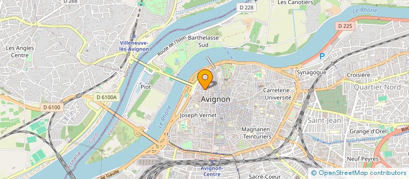 localisation de l'entreprise MADAME CLAUDE GATHIER  AVIGNON