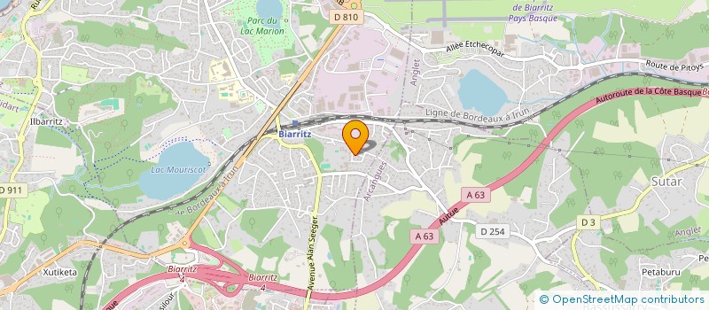 localisation de l'entreprise MADAME CLAUDE GAUTHIER à BIARRITZ