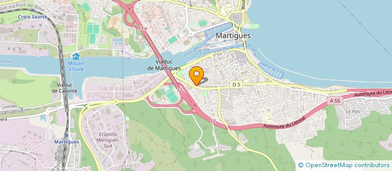 localisation de l'entreprise MADAME CLAUDE GERARD à MARTIGUES