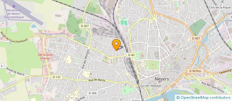 localisation de l'entreprise MADAME CLAUDE GILET à NEVERS