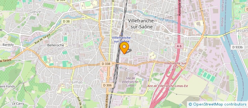 localisation de l'entreprise MADAME CLAUDE GIRAUD  VILLEFRANCHE-SUR-SAONE