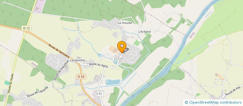 localisation de l'entreprise MADAME CLAUDE GODEAU COUSSEAU  JOSSE