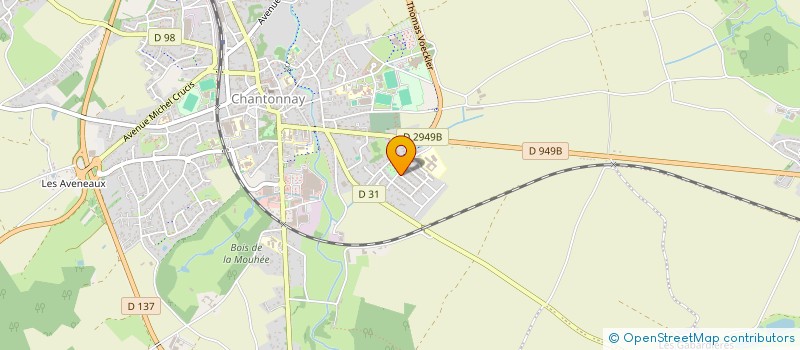 localisation de l'entreprise MADAME CLAUDE GREFFARD  CHANTONNAY