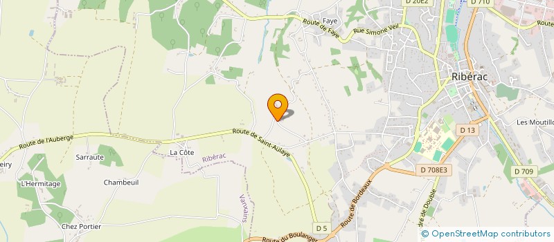 localisation de l'entreprise MADAME CLAUDE GROSCHENE à SAINT-MARTIN-DE-RIBERAC