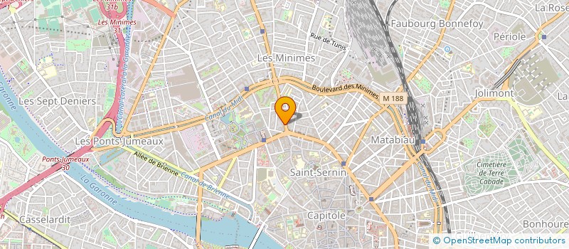 localisation de l'entreprise MADAME CLAUDE GROSJEAN à TOULOUSE