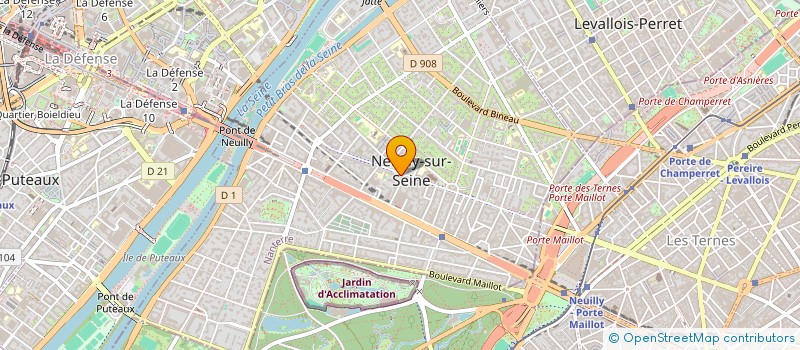 localisation de l'entreprise MADAME CLAUDE GUENANCIA à NEUILLY-SUR-SEINE