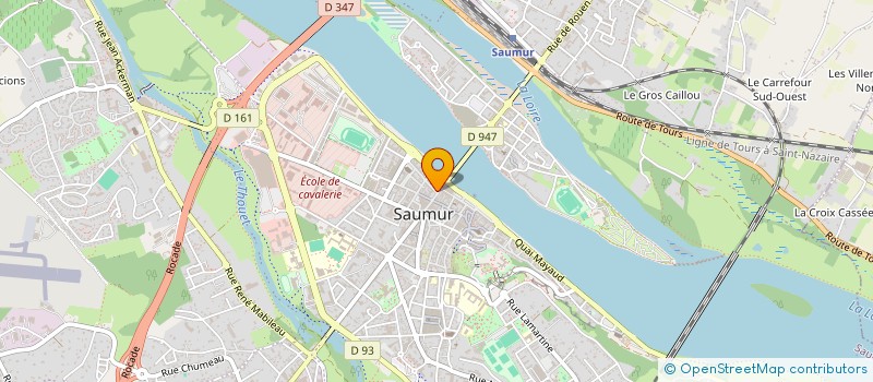 localisation de l'entreprise MADAME CLAUDE GUILLERMIN à SAUMUR