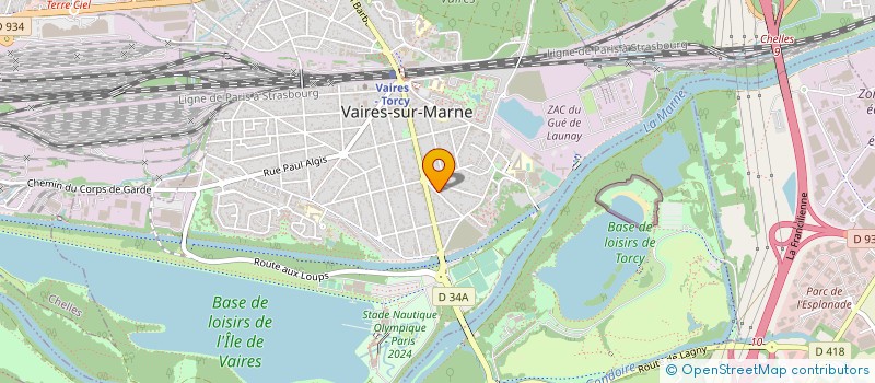 localisation de l'entreprise MADAME CLAUDE HAUTEMULLE à VAIRES-SUR-MARNE