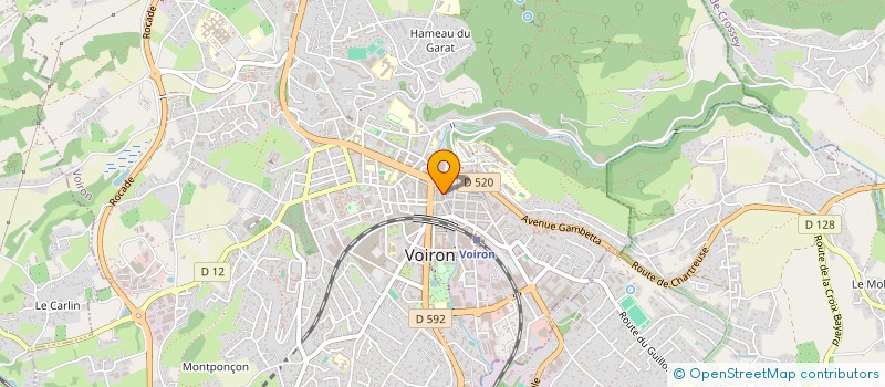 localisation de l'entreprise MADAME CLAUDE HERAUDET à VOIRON