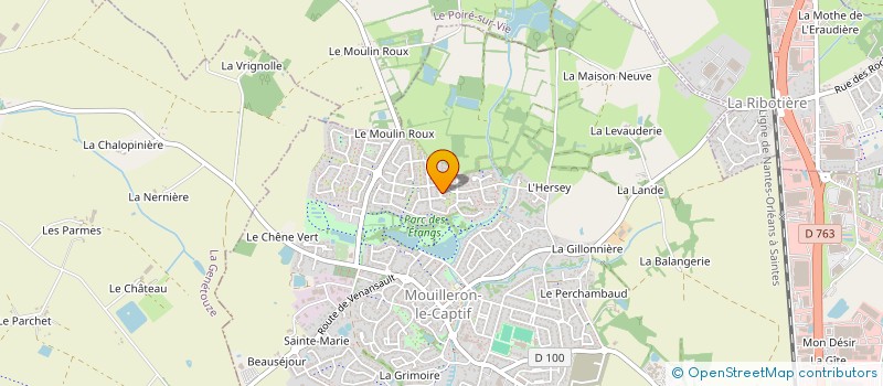 localisation de l'entreprise MADAME CLAUDE HERMANN  MOUILLERON-LE-CAPTIF