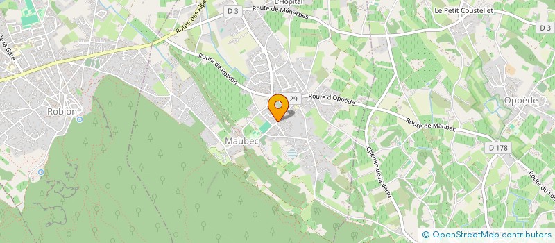 localisation de l'entreprise MADAME CLAUDE ISNARD  MAUBEC