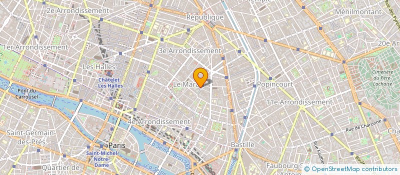 localisation de l'entreprise MADAME CLAUDE JACOB  PARIS