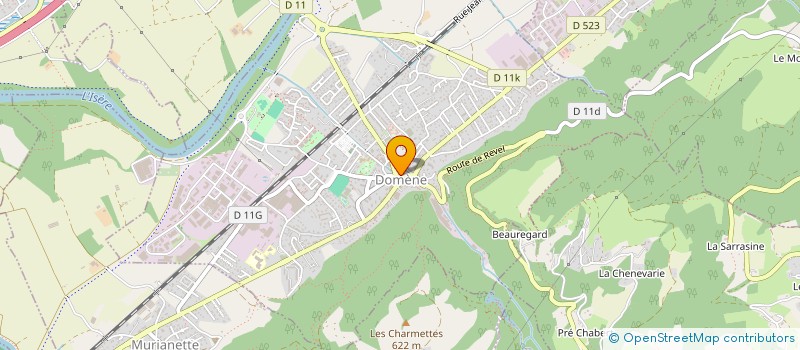localisation de l'entreprise MADAME CLAUDE JAITTE à DOMENE