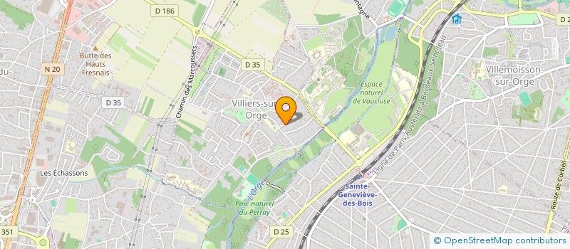 localisation de l'entreprise MADAME CLAUDE JALLERAT à VILLIERS-SUR-ORGE