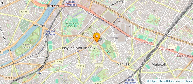 localisation de l'entreprise MADAME CLAUDE JANOWSKI à ISSY-LES-MOULINEAUX
