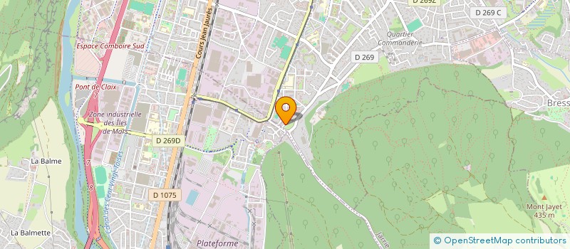 localisation de l'entreprise MADAME CLAUDE JAY  ECHIROLLES