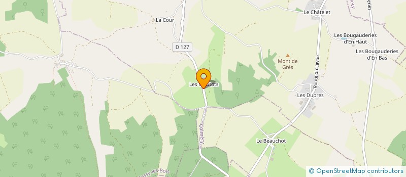 localisation de l'entreprise MADAME CLAUDE JEANNE HAMONOU  CHASNAY