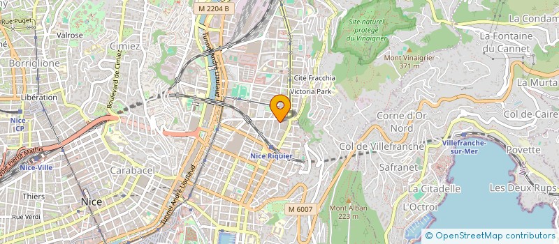 localisation de l'entreprise MADAME CLAUDE JUMEL  NICE