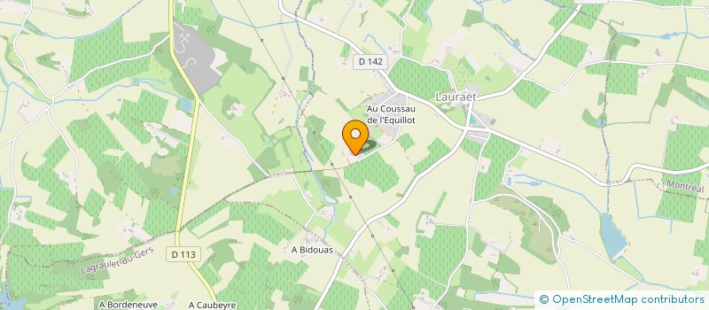 localisation de l'entreprise MADAME CLAUDE LACAZE  LAGRAULET-DU-GERS