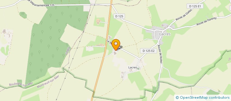 localisation de l'entreprise MADAME CLAUDE LARCHE  WIERRE-AU-BOIS