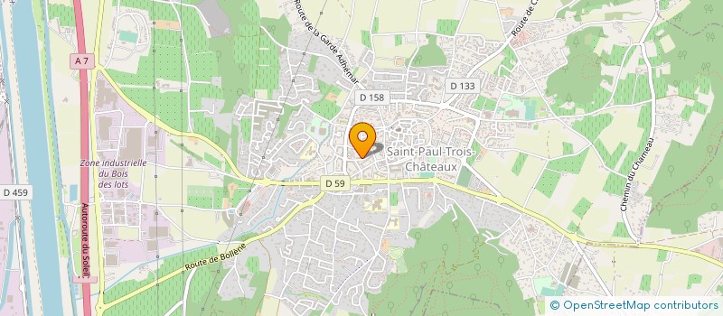 localisation de l'entreprise MADAME CLAUDE LARUE  SAINT-PAUL-TROIS-CHATEAUX