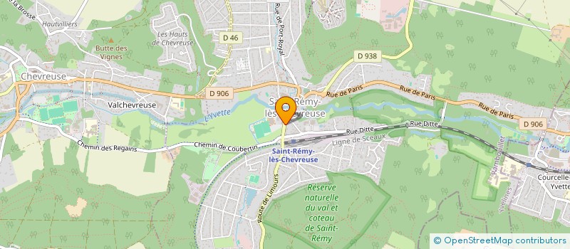localisation de l'entreprise MADAME CLAUDE LAURENT à SAINT-REMY-LES-CHEVREUSE