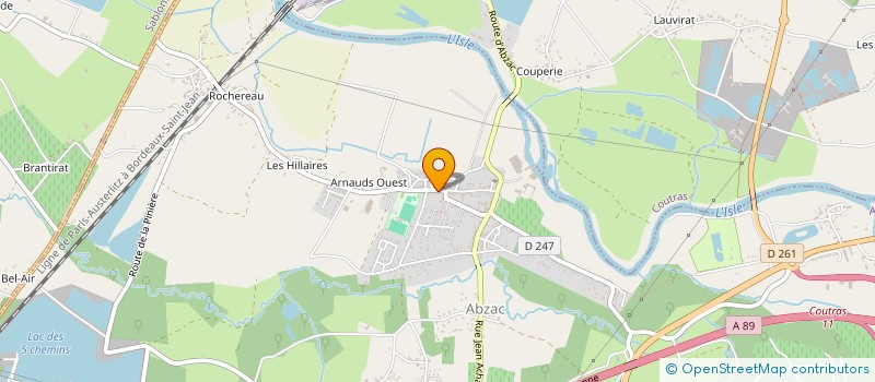 localisation de l'entreprise MADAME CLAUDE LAVOIX à ABZAC