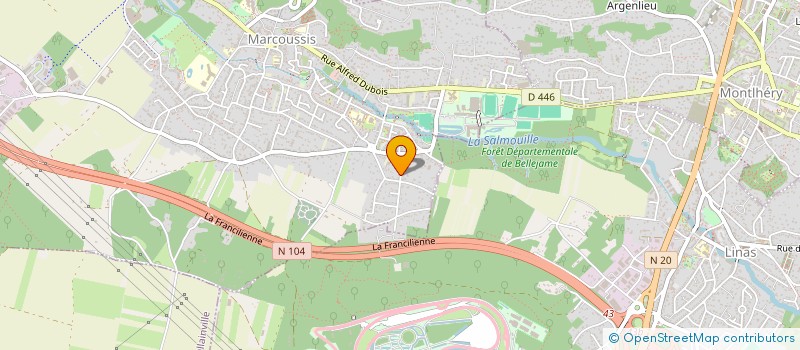 localisation de l'entreprise MADAME CLAUDE LE DEVENDEC  MARCOUSSIS