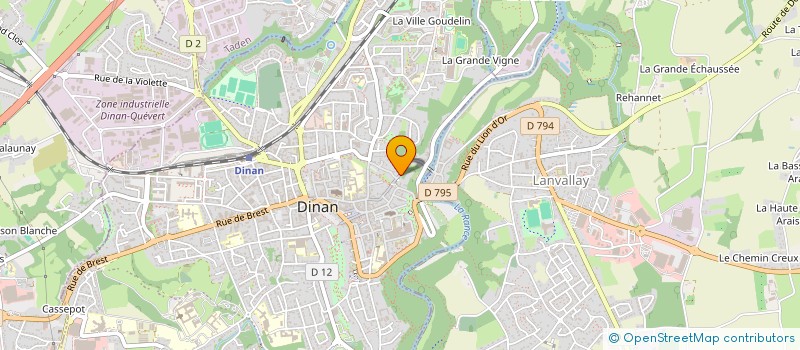 localisation de l'entreprise MADAME CLAUDE LE GUEN à DINAN