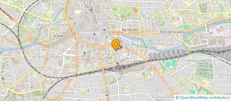 localisation de l'entreprise MADAME CLAUDE LE ROUX  RENNES