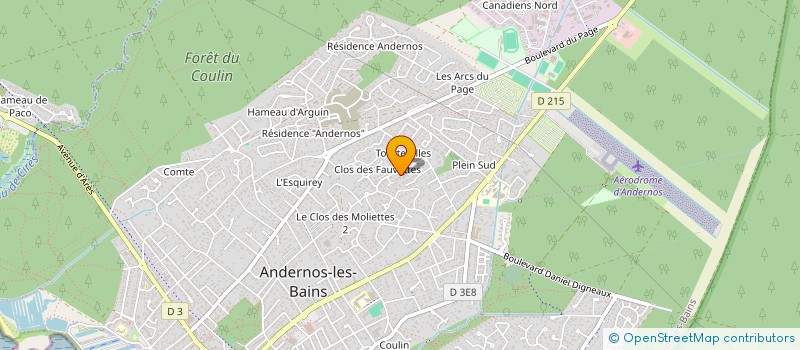 localisation de l'entreprise MADAME CLAUDE LEBOUL à ANDERNOS-LES-BAINS