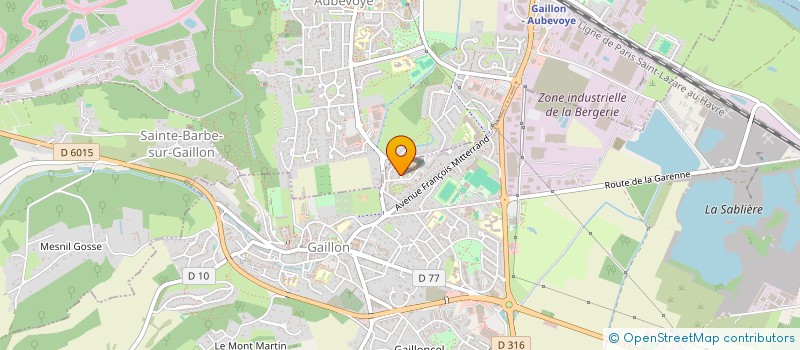 localisation de l'entreprise MADAME CLAUDE LEBRUN  GAILLON