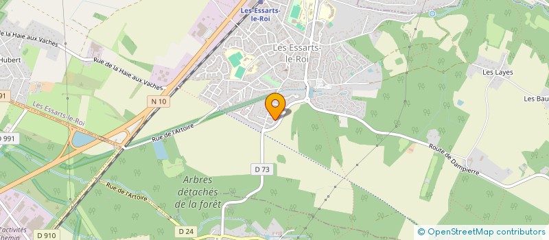 localisation de l'entreprise MADAME CLAUDE LEROY à LES ESSARTS-LE-ROI