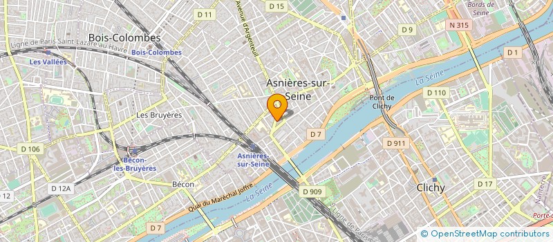 localisation de l'entreprise MADAME CLAUDE LILLE à ASNIERES-SUR-SEINE