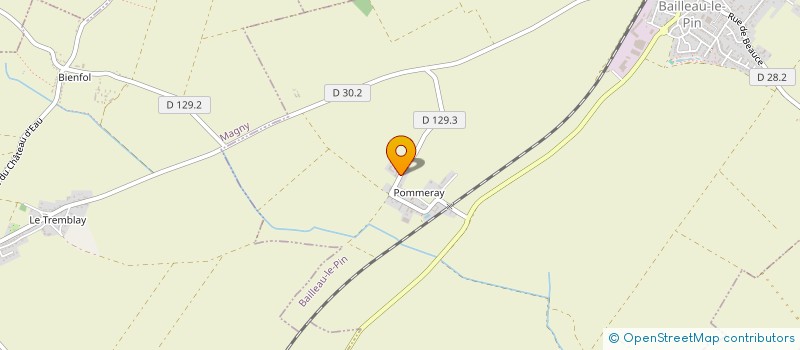 localisation de l'entreprise MADAME CLAUDE LINGET à BAILLEAU-LE-PIN