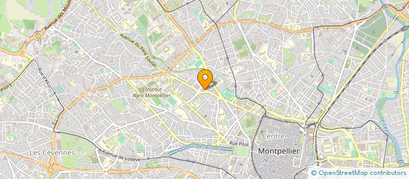 localisation de l'entreprise MADAME CLAUDE LIOUX à MONTPELLIER