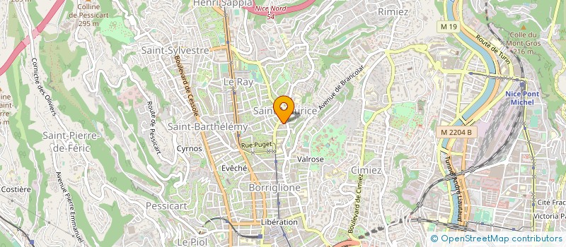 localisation de l'entreprise MADAME CLAUDE-MADELEINE CARON à NICE
